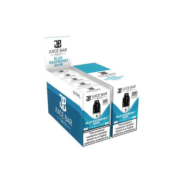 20mg Juice Bar Salts 10ml Nic Salts - Pack Of 5 (50VG/50PG) - DMVapes