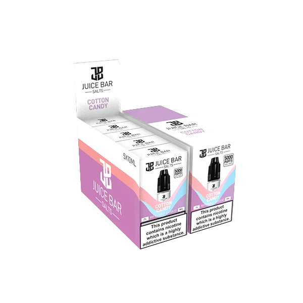 20mg Juice Bar Salts 10ml Nic Salts - Pack Of 5 (50VG/50PG) - DMVapes