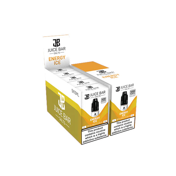 20mg Juice Bar Salts 10ml Nic Salts - Pack Of 5 (50VG/50PG) - DMVapes