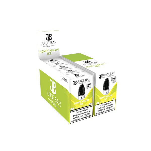 20mg Juice Bar Salts 10ml Nic Salts - Pack Of 5 (50VG/50PG) - DMVapes