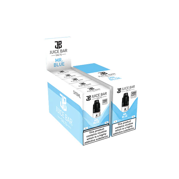 20mg Juice Bar Salts 10ml Nic Salts - Pack Of 5 (50VG/50PG) - DMVapes