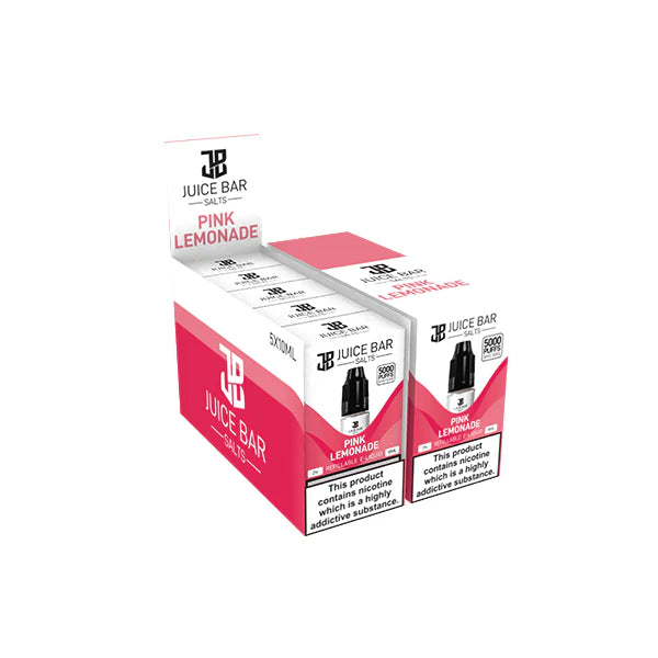 20mg Juice Bar Salts 10ml Nic Salts - Pack Of 5 (50VG/50PG) - DMVapes