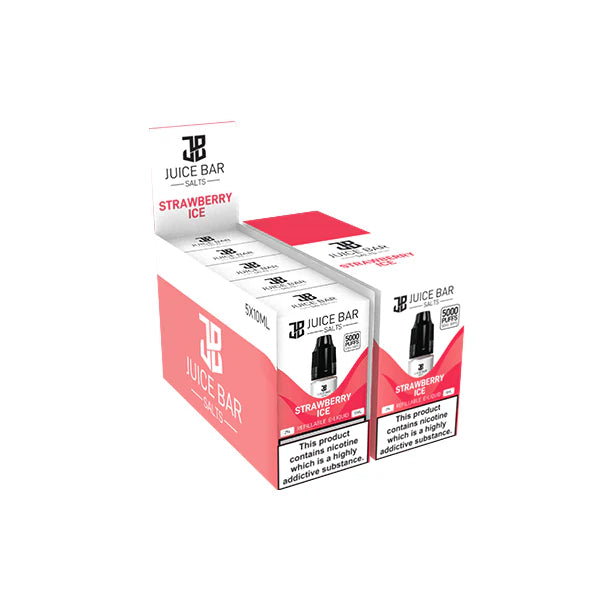 20mg Juice Bar Salts 10ml Nic Salts - Pack Of 5 (50VG/50PG) - DMVapes