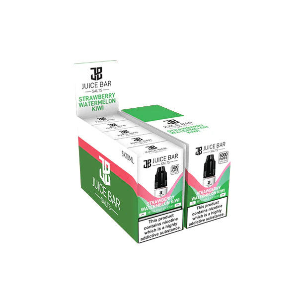 20mg Juice Bar Salts 10ml Nic Salts - Pack Of 5 (50VG/50PG) - DMVapes