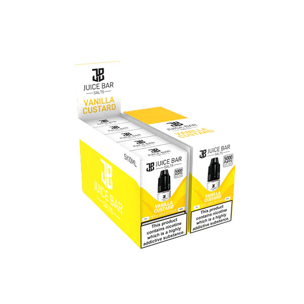 20mg Juice Bar Salts 10ml Nic Salts - Pack Of 5 (50VG/50PG) - DMVapes