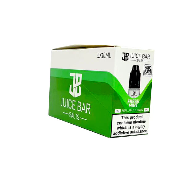 20mg Juice Bar Salts 10ml Nic Salts - Pack Of 5 (50VG/50PG) - DMVapes