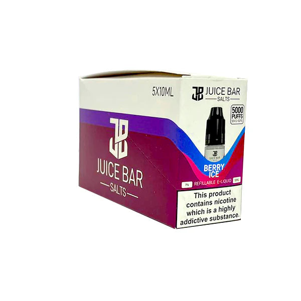 20mg Juice Bar Salts 10ml Nic Salts - Pack Of 5 (50VG/50PG) - DMVapes