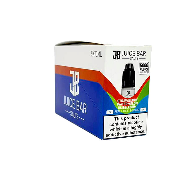 20mg Juice Bar Salts 10ml Nic Salts - Pack Of 5 (50VG/50PG) - DMVapes