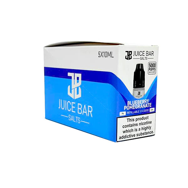 20mg Juice Bar Salts 10ml Nic Salts - Pack Of 5 (50VG/50PG) - DMVapes
