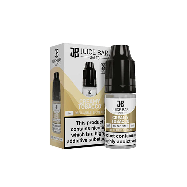 20mg Juice Bar Salts 10ml Nic Salts - Pack Of 5 (50VG/50PG) - DMVapes
