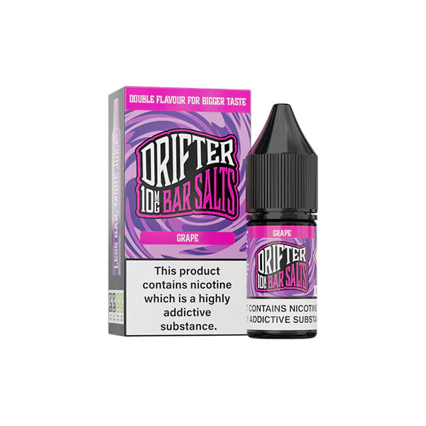 10mg Drifter Bar Salts 10ml (50VG/50PG) - DMVapes