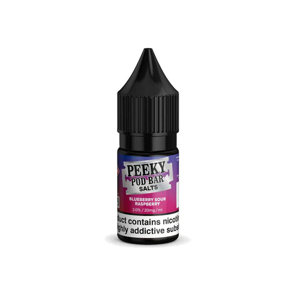 20mg Peeky Blenders Pod Bar 10ml Bar Salts (50VG/50PG) - DMVapes