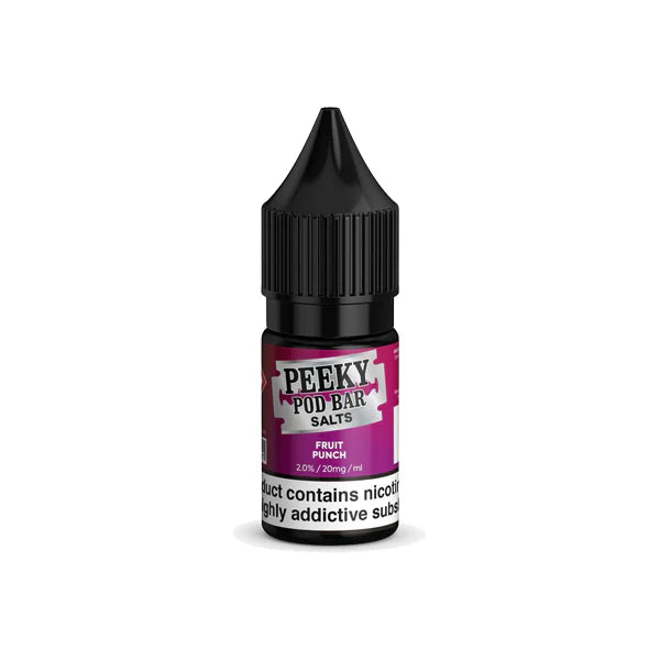 20mg Peeky Blenders Pod Bar 10ml Bar Salts (50VG/50PG) - DMVapes