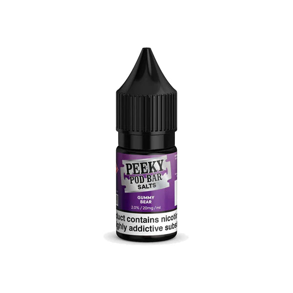20mg Peeky Blenders Pod Bar 10ml Bar Salts (50VG/50PG) - DMVapes