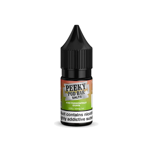 20mg Peeky Blenders Pod Bar 10ml Bar Salts (50VG/50PG) - DMVapes