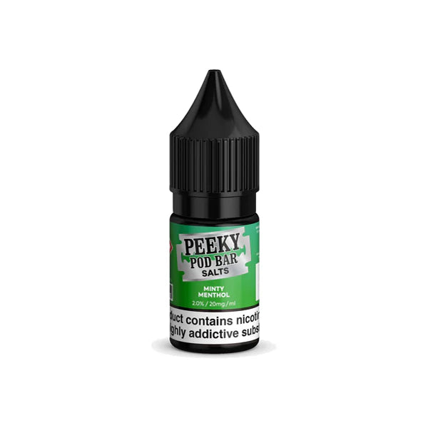 20mg Peeky Blenders Pod Bar 10ml Bar Salts (50VG/50PG) - DMVapes