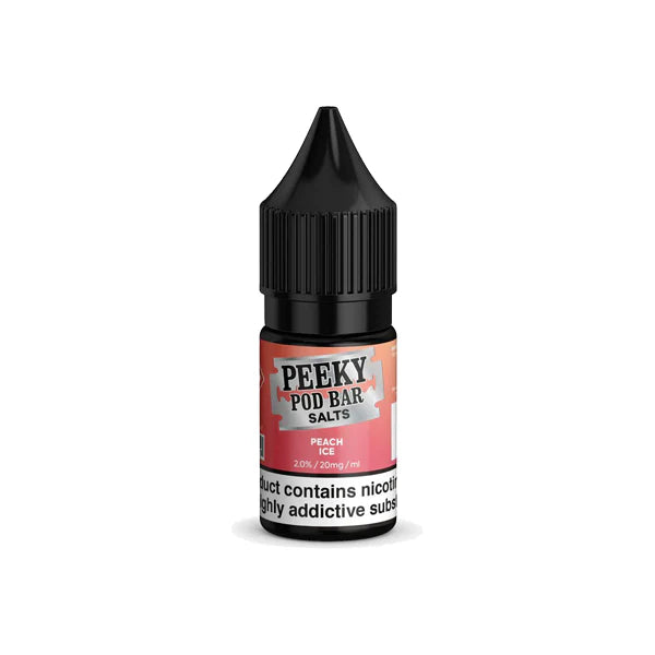20mg Peeky Blenders Pod Bar 10ml Bar Salts (50VG/50PG) - DMVapes