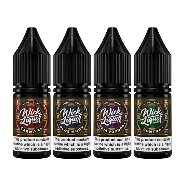 10mg Wick Liquor 10ml Nic Salts (50VG/50PG) - DMVapes