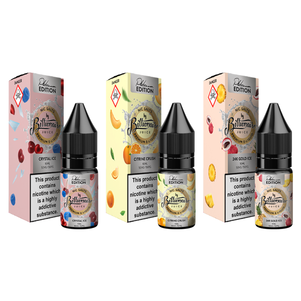 20mg Billionaire Juice Platinum Edition 10ml Nic Salts (50VG/50PG) - DMVapes