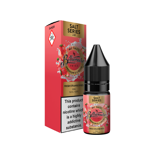 20mg Billionaire Juice Salt Series 2.0 10ml Nic Salts (50VG/50PG) - DMVapes