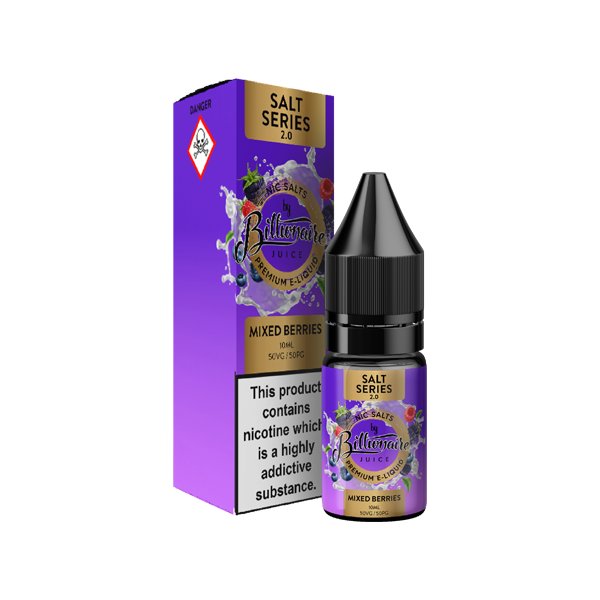 20mg Billionaire Juice Salt Series 2.0 10ml Nic Salts (50VG/50PG) - DMVapes
