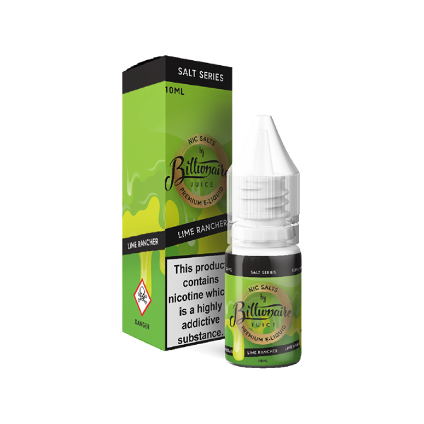 20mg Billionaire Juice Salt Series 10ml Nic Salts (50VG/50PG) - DMVapes