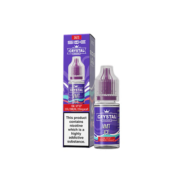 20mg SKE Crystal Original 10ml Nic Salts (50VG/50PG) - DMVapes