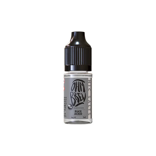 12mg Ohm Brew Balanced Blend 10ml Nic Salts (50VG/50PG) - DMVapes