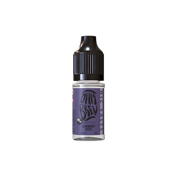 12mg Ohm Brew Balanced Blend 10ml Nic Salts (50VG/50PG) - DMVapes