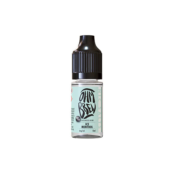 12mg Ohm Brew Balanced Blend 10ml Nic Salts (50VG/50PG) - DMVapes