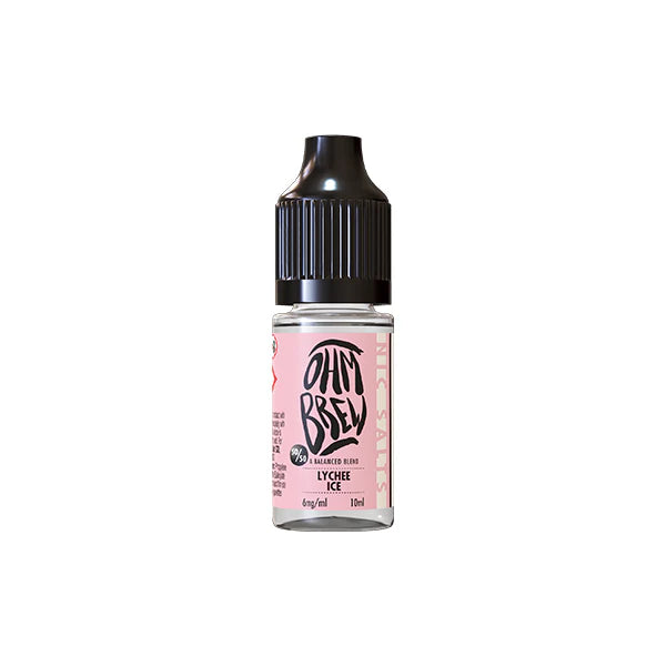 12mg Ohm Brew Balanced Blend 10ml Nic Salts (50VG/50PG) - DMVapes