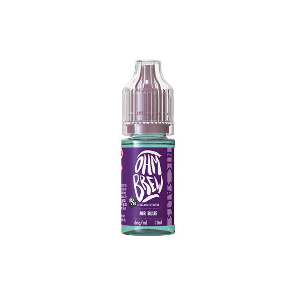 12mg Ohm Brew Balanced Blend 10ml Nic Salts (50VG/50PG) - DMVapes