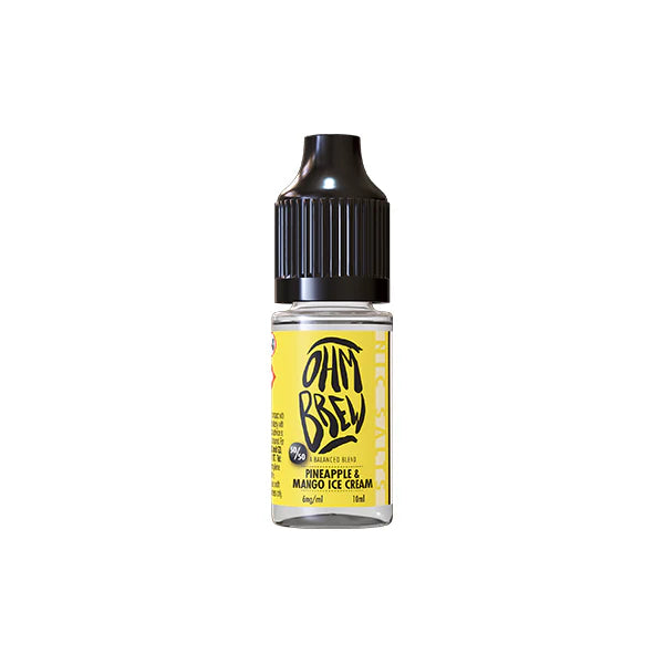12mg Ohm Brew Balanced Blend 10ml Nic Salts (50VG/50PG) - DMVapes