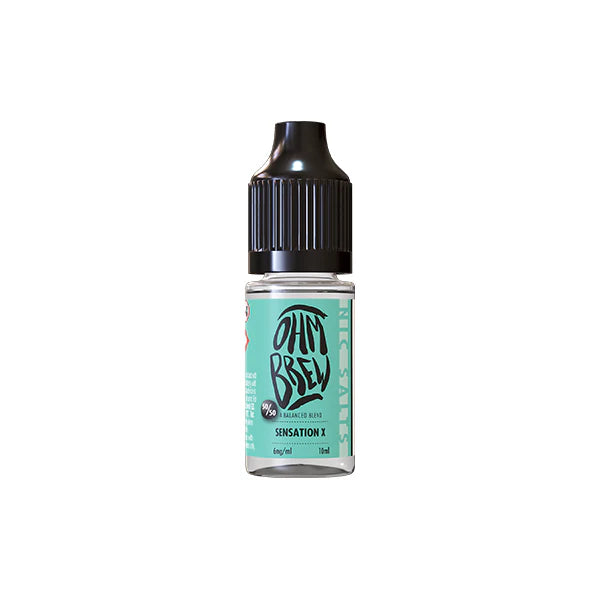 12mg Ohm Brew Balanced Blend 10ml Nic Salts (50VG/50PG) - DMVapes
