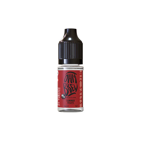 12mg Ohm Brew Balanced Blend 10ml Nic Salts (50VG/50PG) - DMVapes