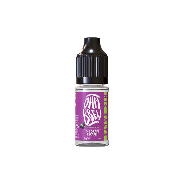 12mg Ohm Brew Balanced Blend 10ml Nic Salts (50VG/50PG) - DMVapes