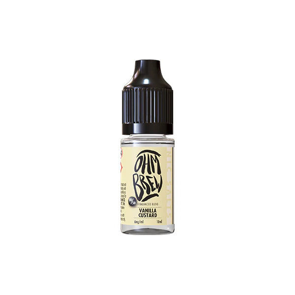 12mg Ohm Brew Balanced Blend 10ml Nic Salts (50VG/50PG) - DMVapes