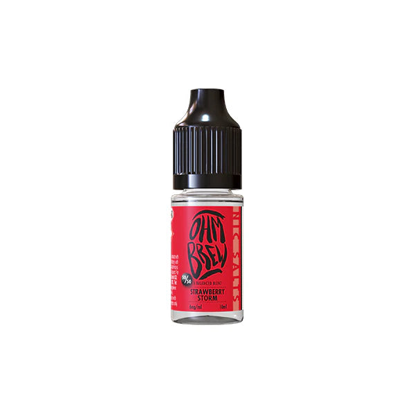 12mg Ohm Brew Balanced Blend 10ml Nic Salts (50VG/50PG) - DMVapes