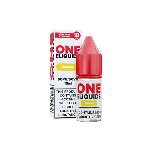 18mg One E-Liquids Flavoured Nicotine E-Liquid 10ml (50VG/50PG) - DMVapes