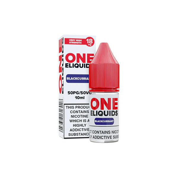 18mg One E-Liquids Flavoured Nicotine E-Liquid 10ml (50VG/50PG) - DMVapes