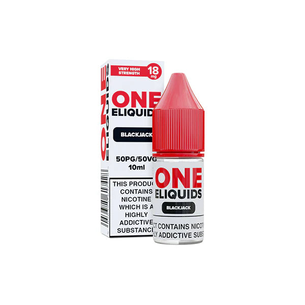 18mg One E-Liquids Flavoured Nicotine E-Liquid 10ml (50VG/50PG) - DMVapes