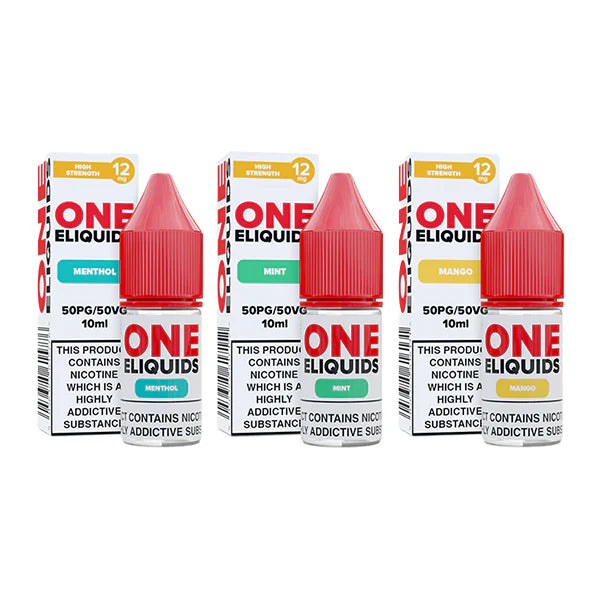 12mg One E-Liquids Flavoured Nicotine E-Liquid 10ml (50VG/50PG) - DMVapes