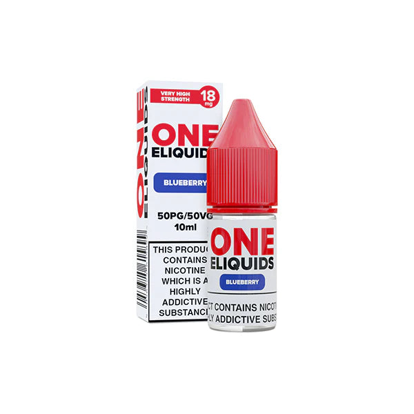 18mg One E-Liquids Flavoured Nicotine E-Liquid 10ml (50VG/50PG) - DMVapes