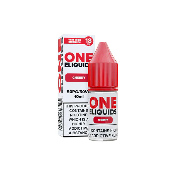 18mg One E-Liquids Flavoured Nicotine E-Liquid 10ml (50VG/50PG) - DMVapes