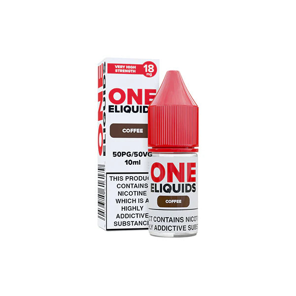 18mg One E-Liquids Flavoured Nicotine E-Liquid 10ml (50VG/50PG) - DMVapes