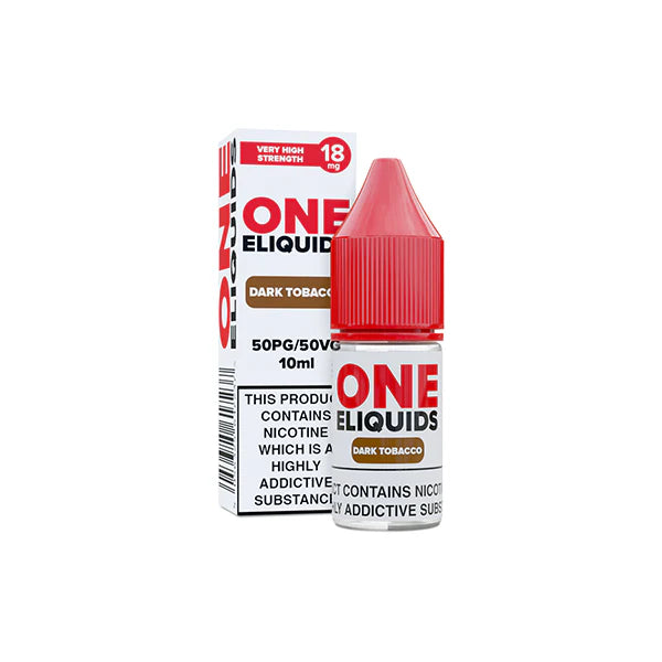 18mg One E-Liquids Flavoured Nicotine E-Liquid 10ml (50VG/50PG) - DMVapes