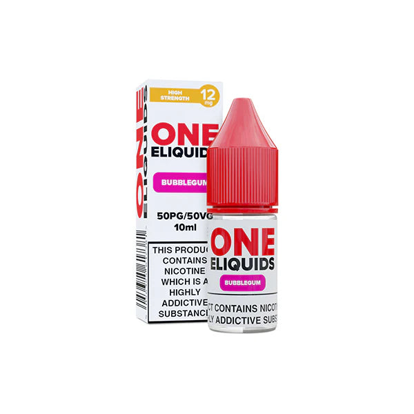 12mg One E-Liquids Flavoured Nicotine E-Liquid 10ml (50VG/50PG) - DMVapes