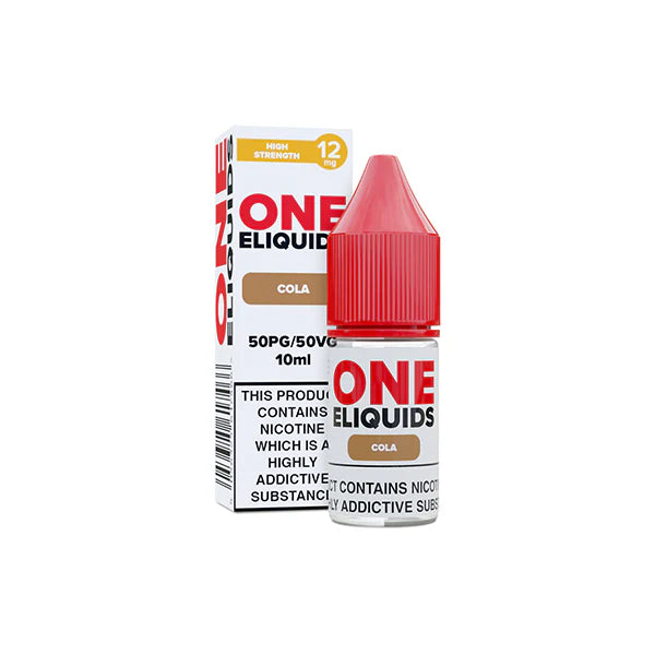 12mg One E-Liquids Flavoured Nicotine E-Liquid 10ml (50VG/50PG) - DMVapes