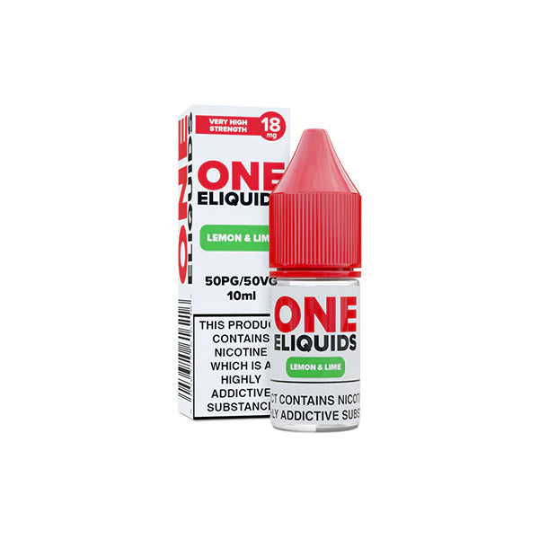 18mg One E-Liquids Flavoured Nicotine E-Liquid 10ml (50VG/50PG) - DMVapes