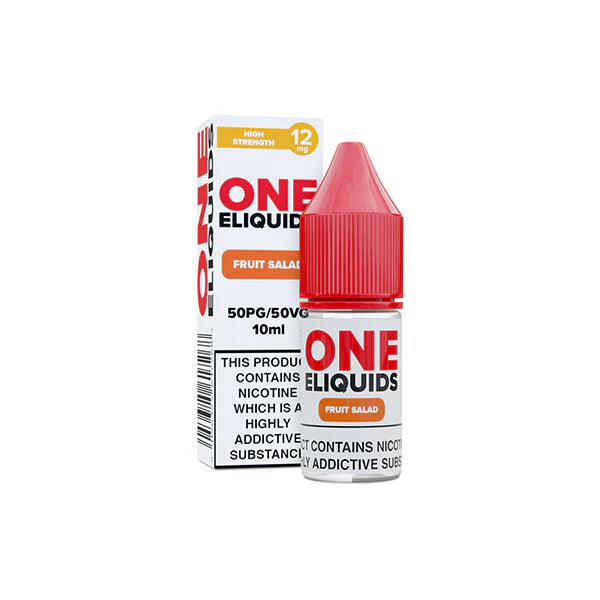 12mg One E-Liquids Flavoured Nicotine E-Liquid 10ml (50VG/50PG) - DMVapes